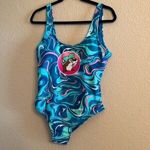 Buckee’s Size Medium EUC one piece bathing suit body suite